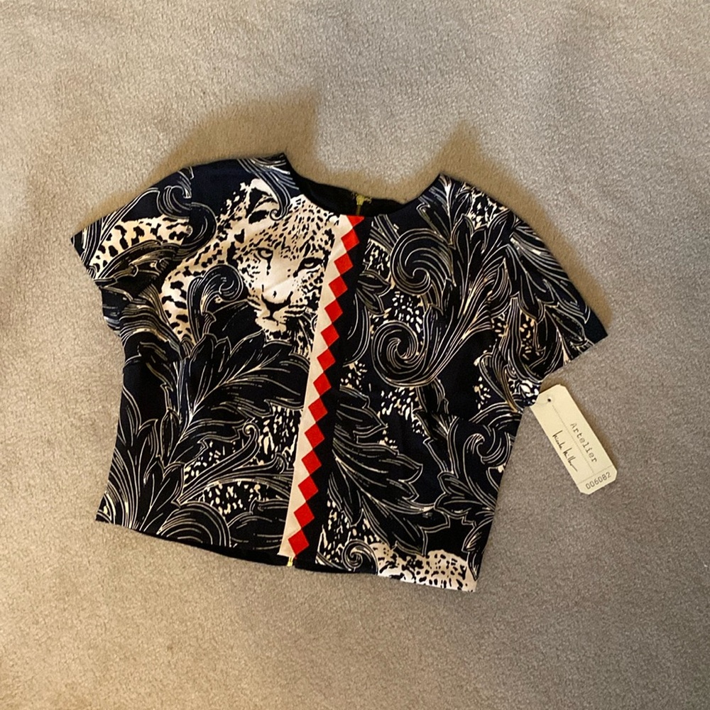 Beautiful print crop top